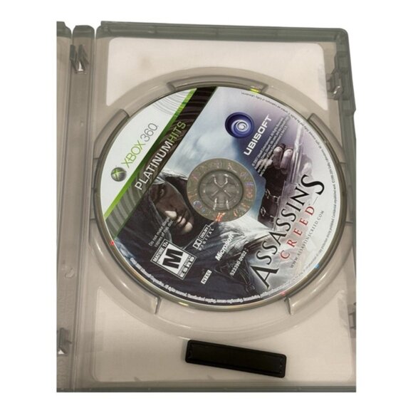 Assassins Creed Xbox 360 Platinum Hits Complete Case Manual Tested Ubisoft Game - Picture 8 of 10